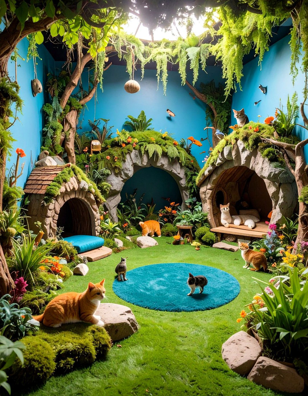 Outdoor Adventure Simulation Room - 25 Cat Room Ideas