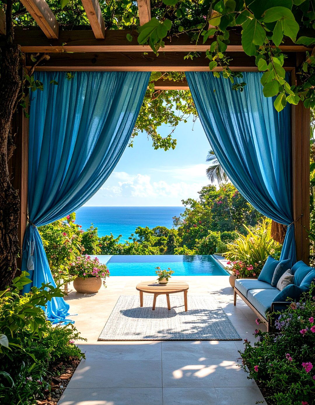 Outdoor Curtain Privacy Rooms - 25 Garden Screening Ideas