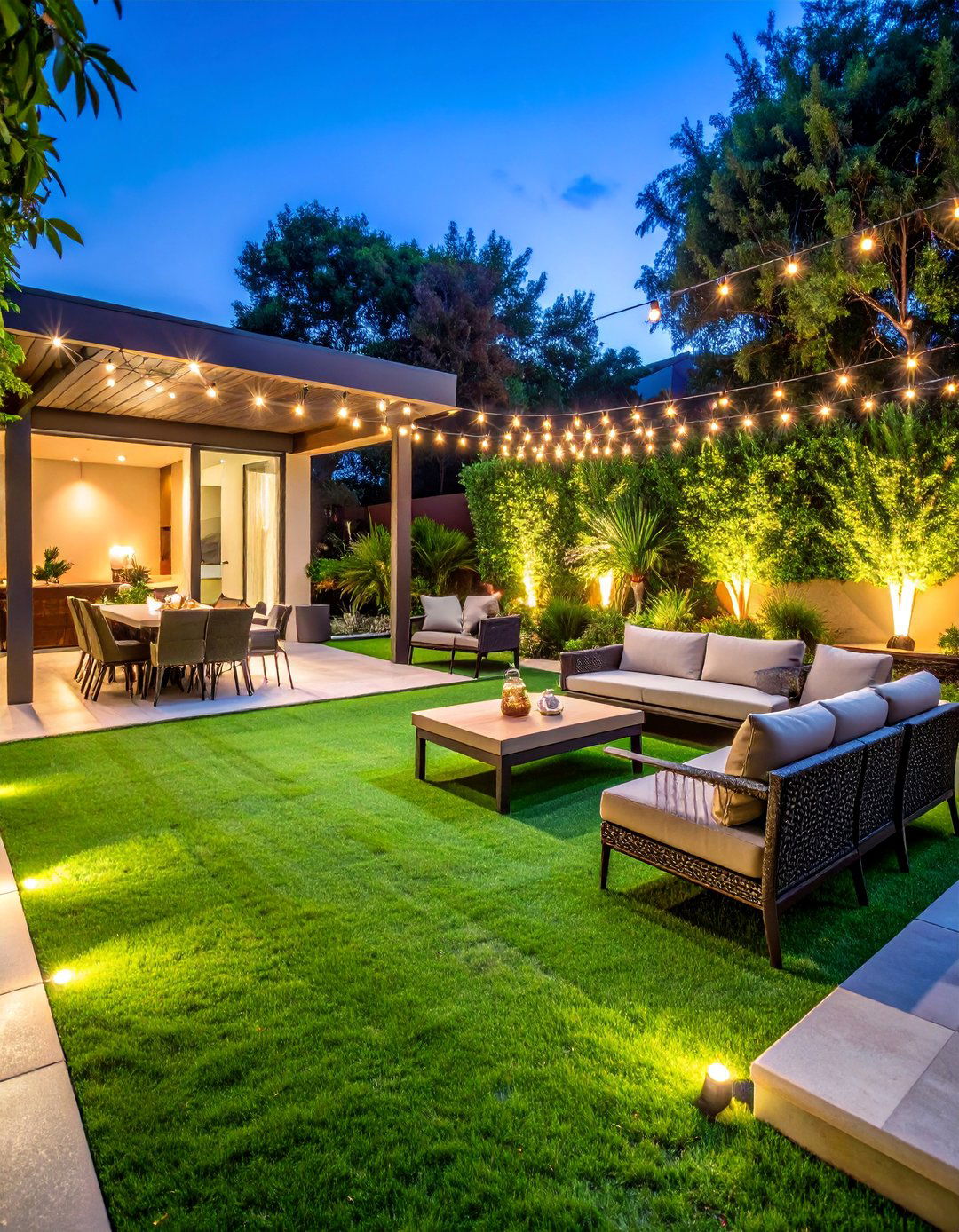 Outdoor Entertainment Zones - 25 Backyard Turf Ideas