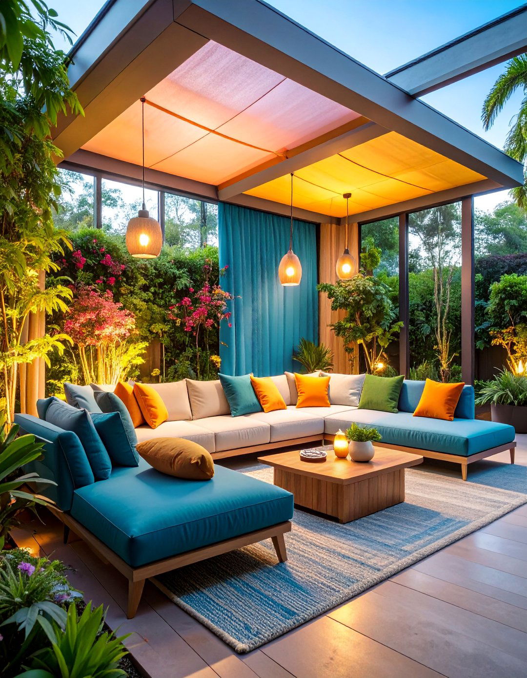 Outdoor Fabric Room with Flexible Wall Systems - 25 Shade Ideas
