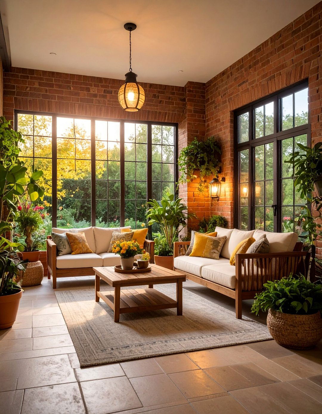 Outdoor Inspired Indoor Brick Wall - 25 Brick Accent Wall Ideas