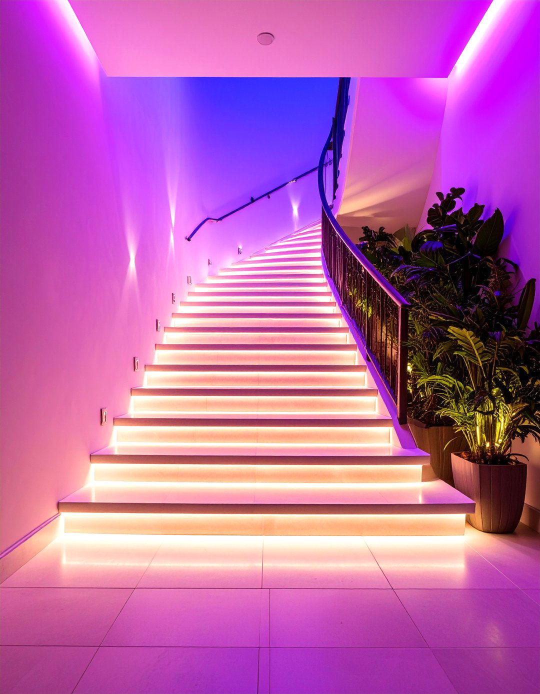Outdoor Inspired Staircase Lighting for Indoor Spaces - 25 Staircase Lighting Ideas