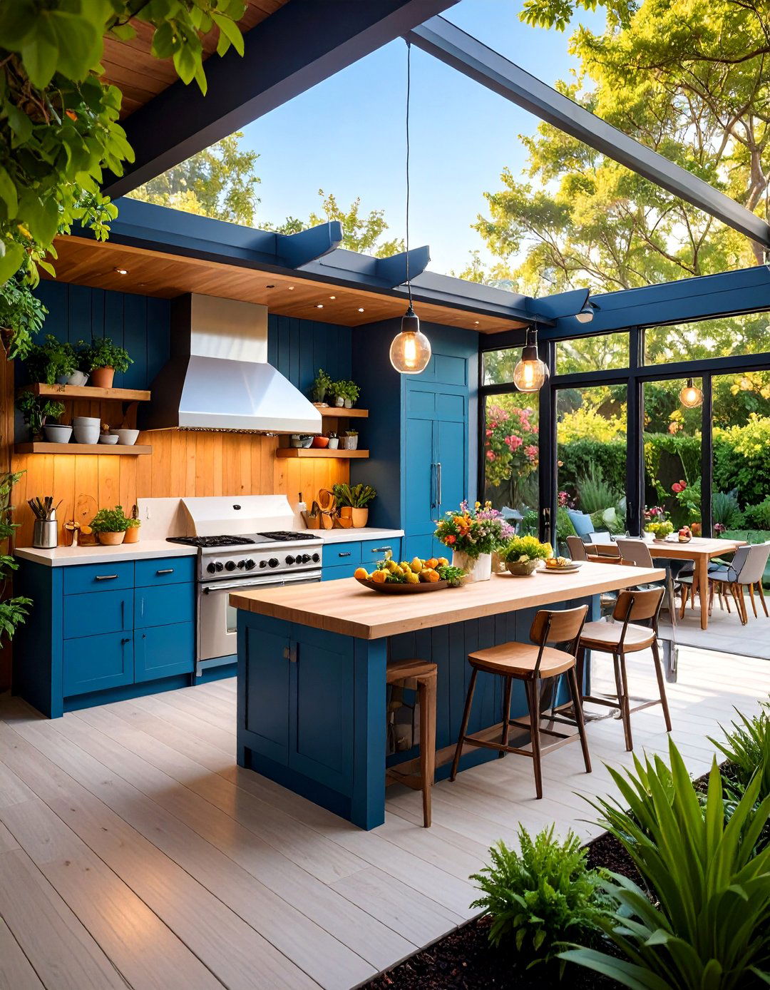 Outdoor Kitchen Dining Enclosure - 25 Patio Enclosure Ideas