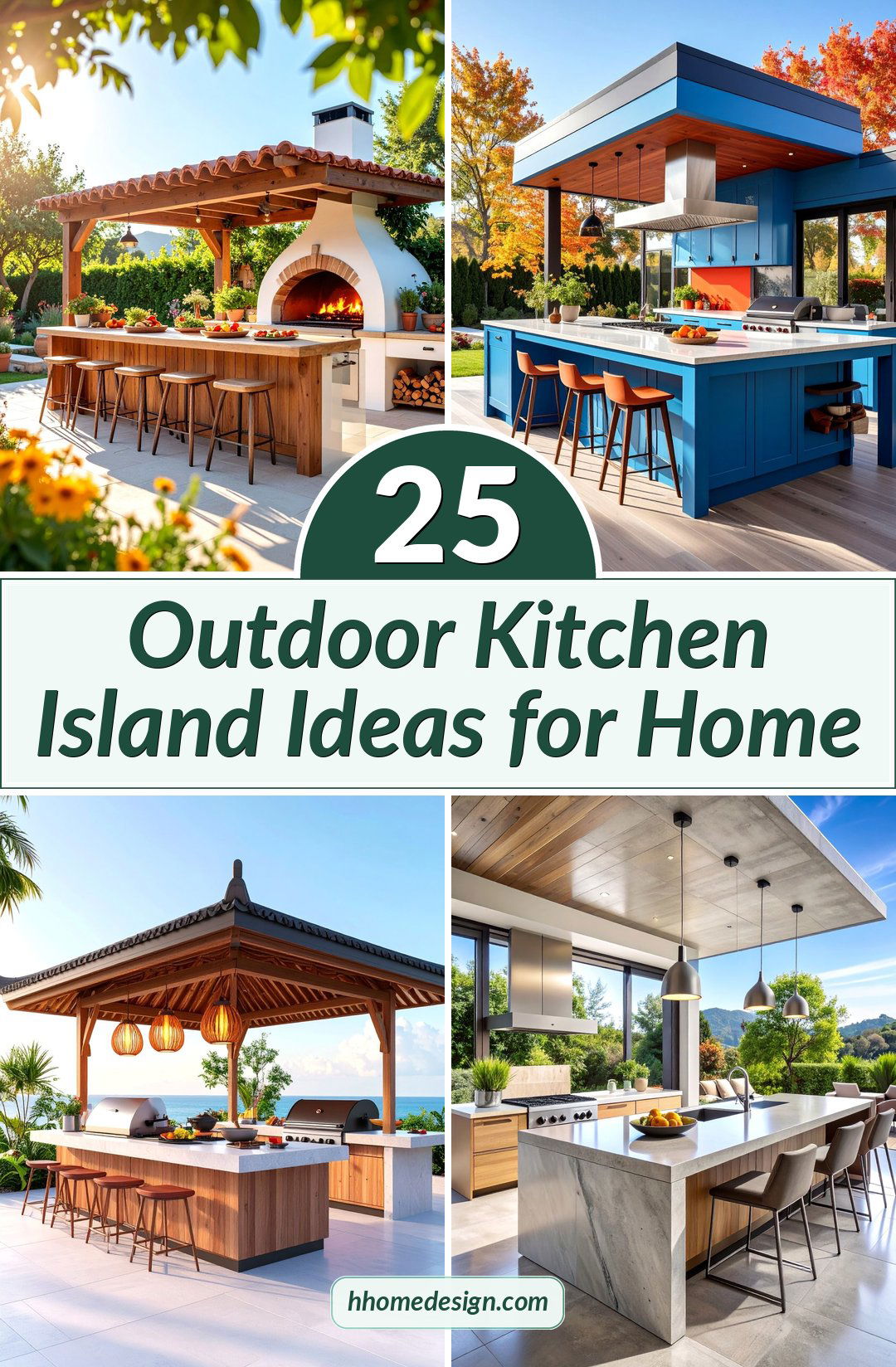 25 Outdoor Kitchen Island Ideas for Home