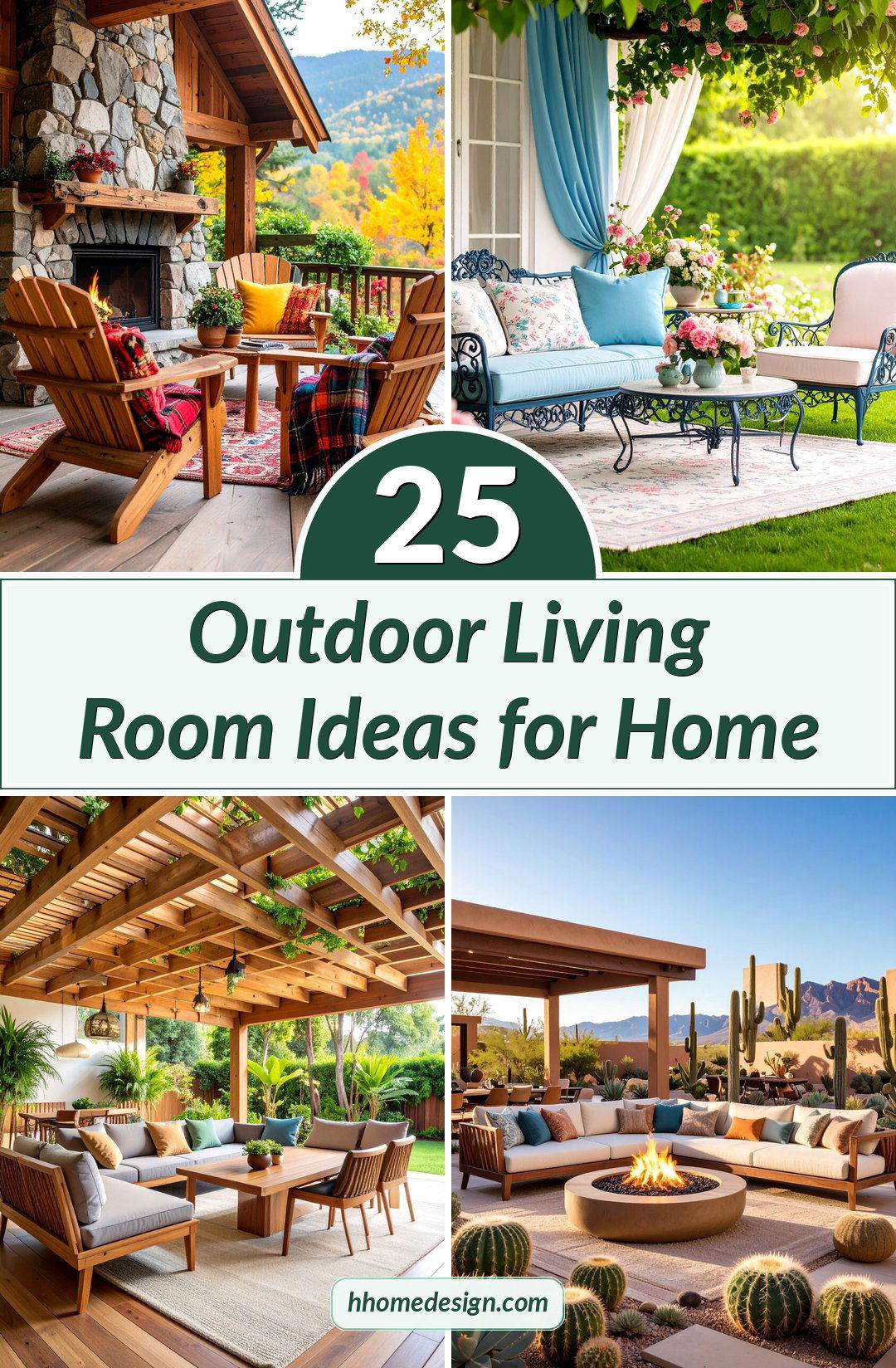 25 Outdoor Living Room Ideas for Home