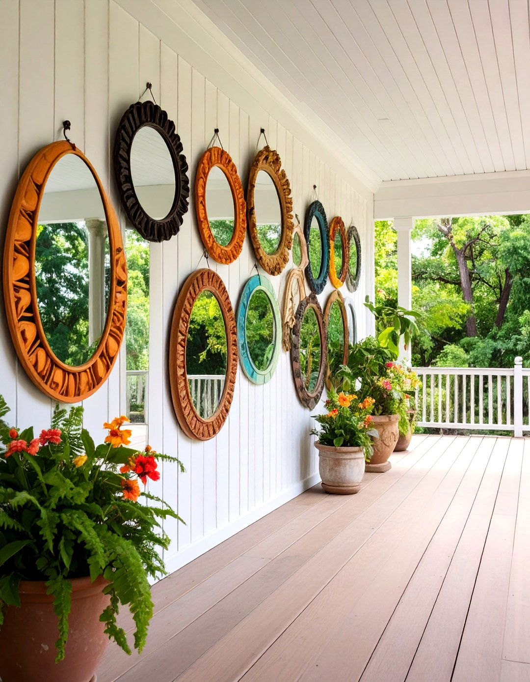 Outdoor Mirror Gallery Collection - 25 Outdoor Wall Decor Ideas