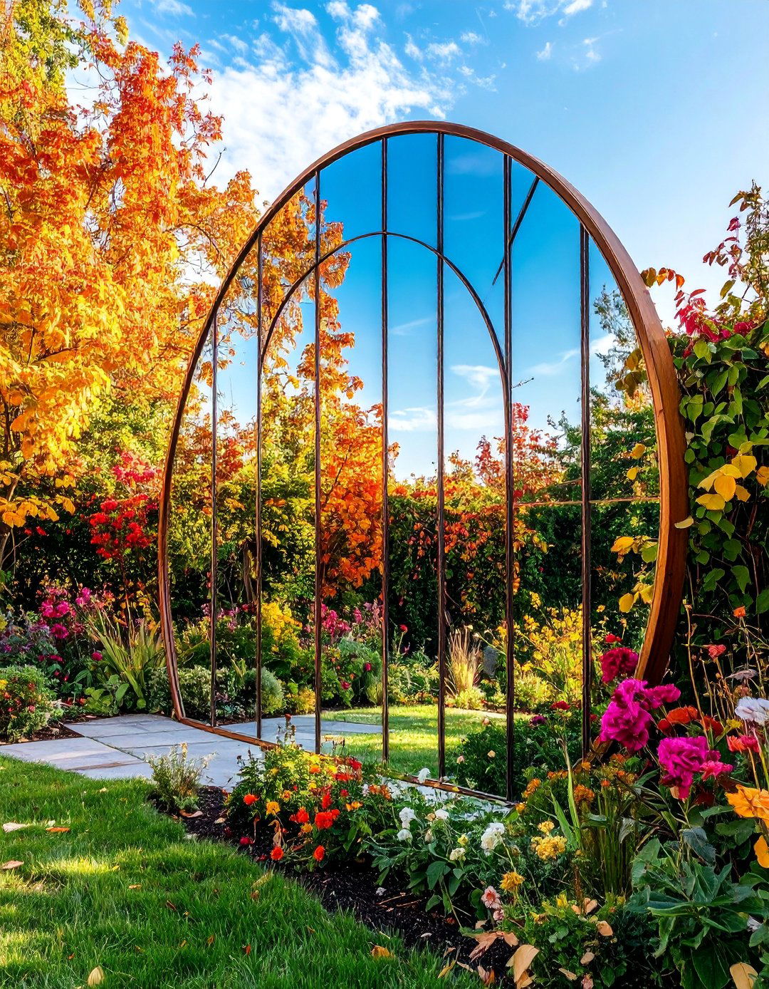 Outdoor Mirror Screening Features - 25 Garden Screening Ideas
