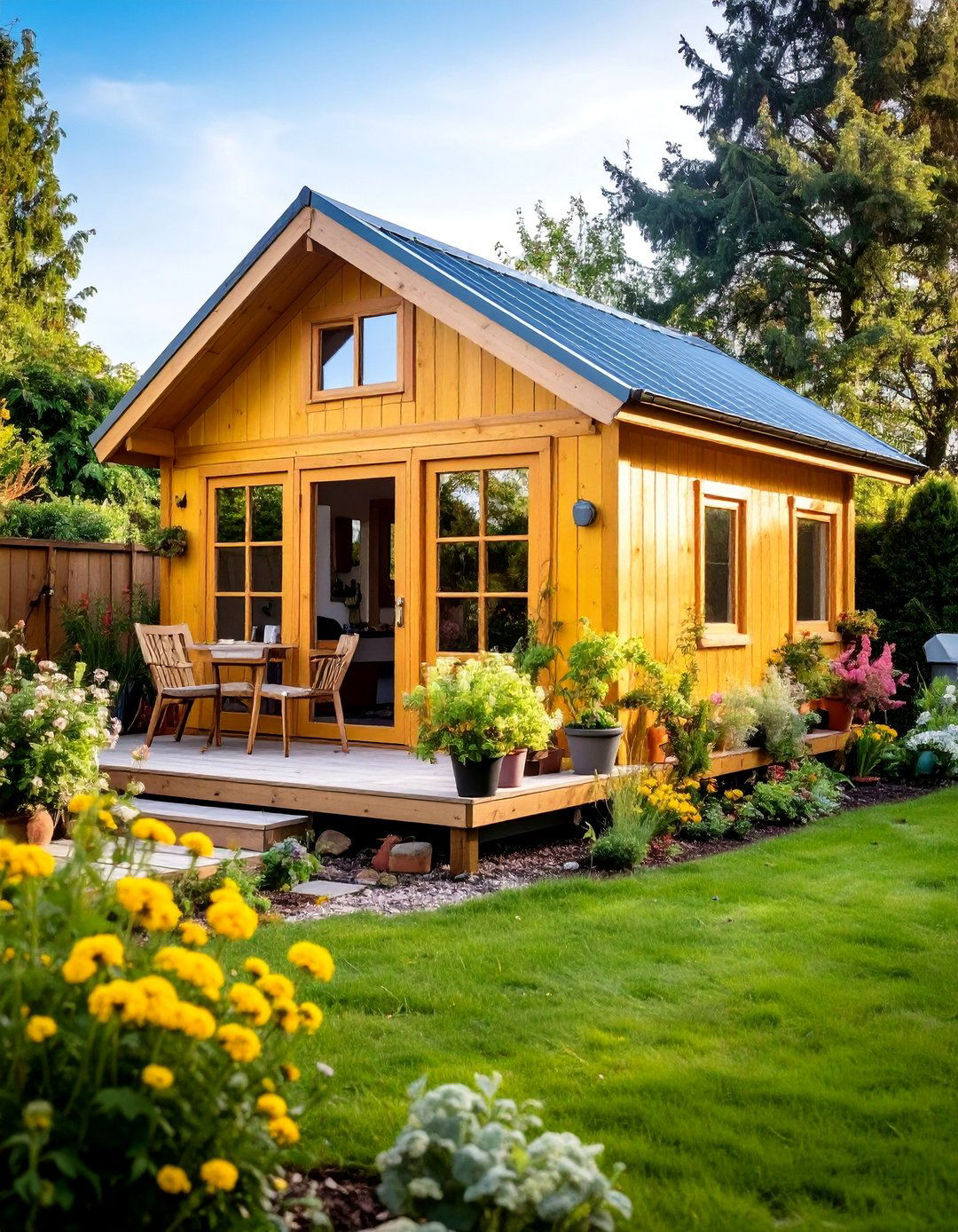 Outdoor Shed Art Studio with Natural Connection - 25 Art Room Ideas