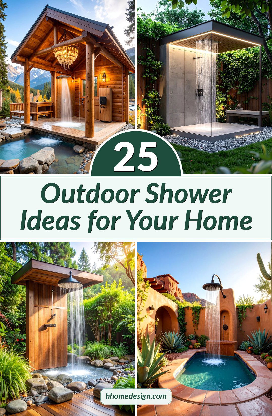 25 Outdoor Shower Ideas for Your Home