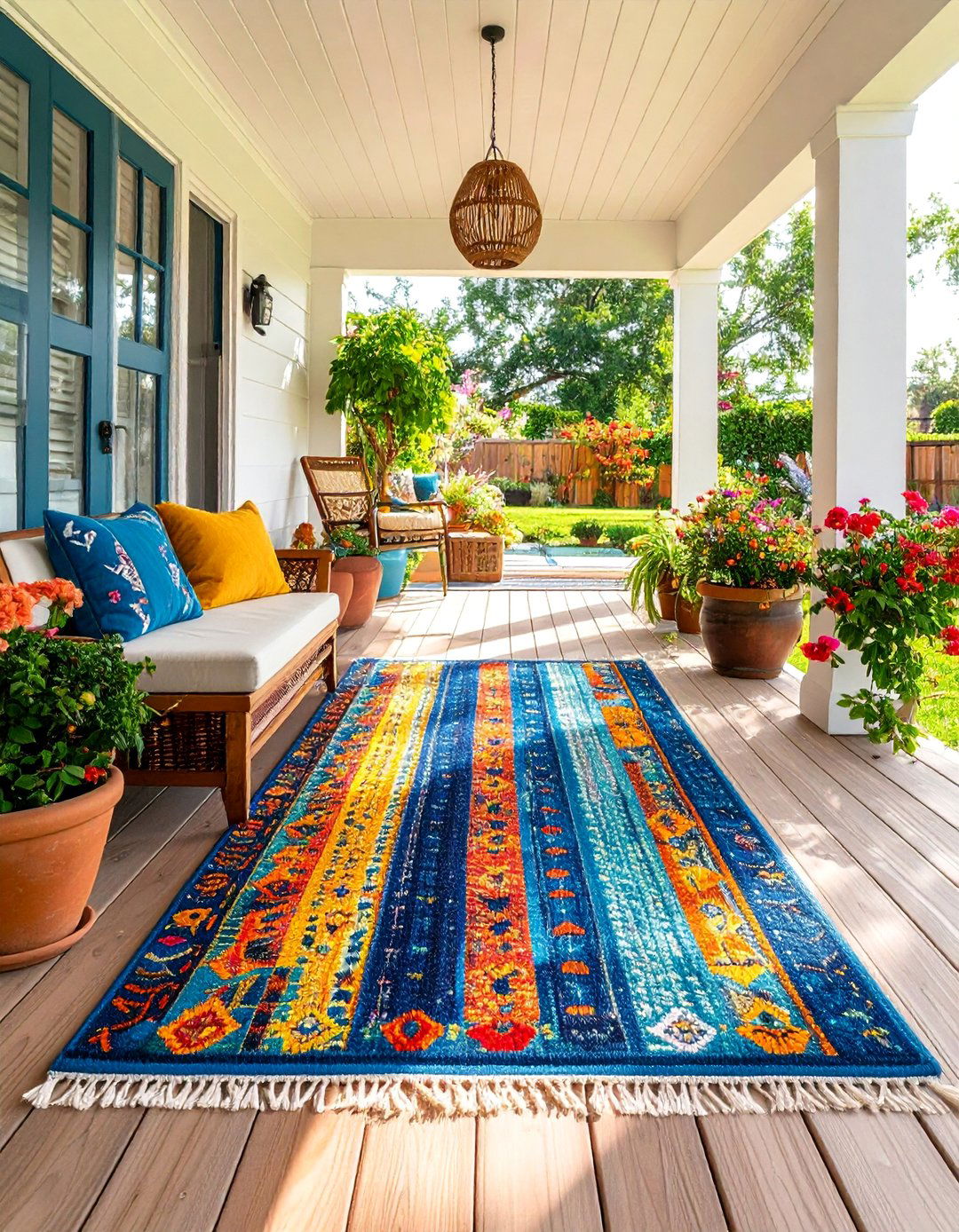 Outdoor Weather Resistant Performance - 25 Entryway Rug Ideas