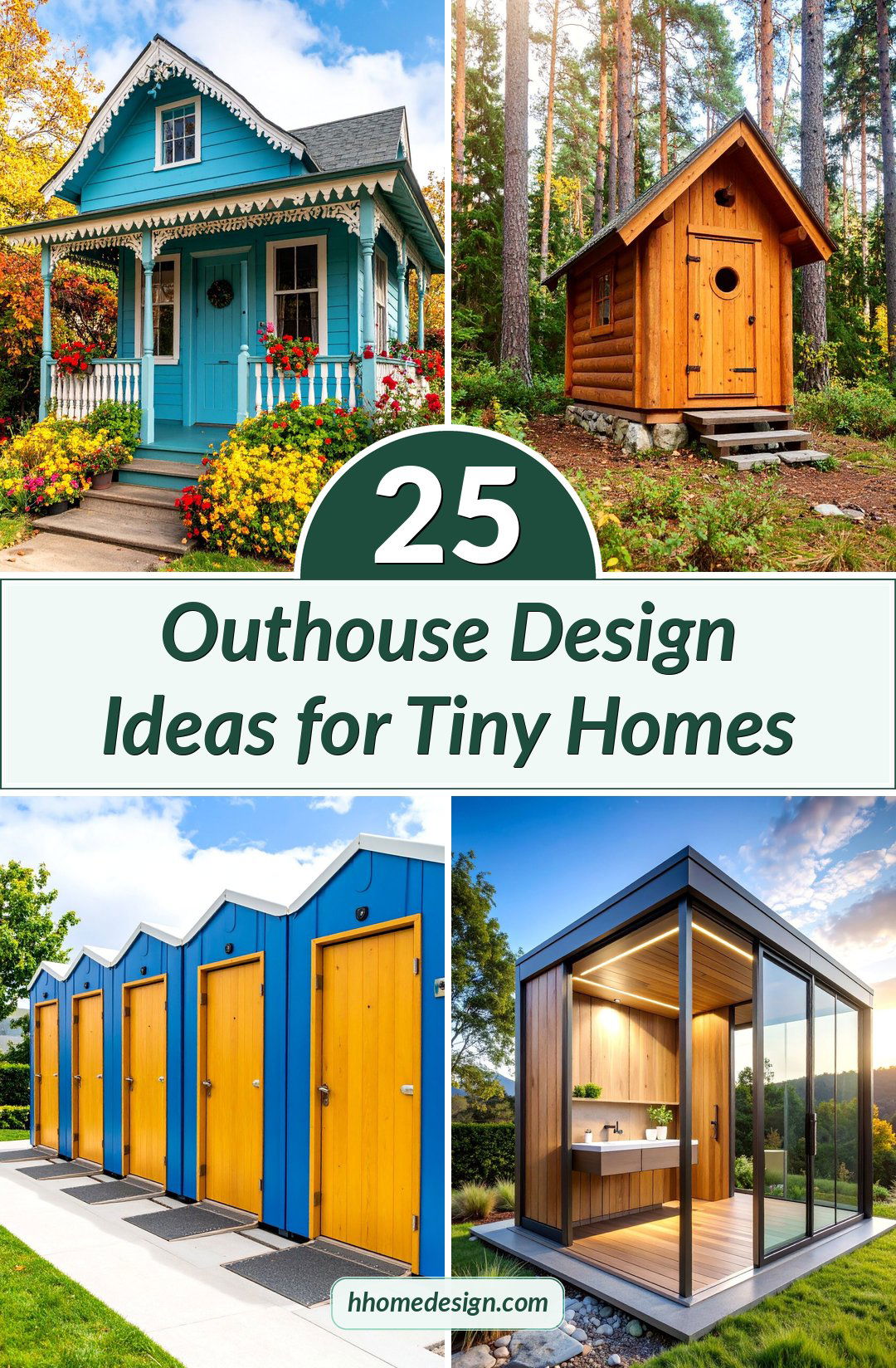 25 Outhouse Design Ideas for Tiny Homes