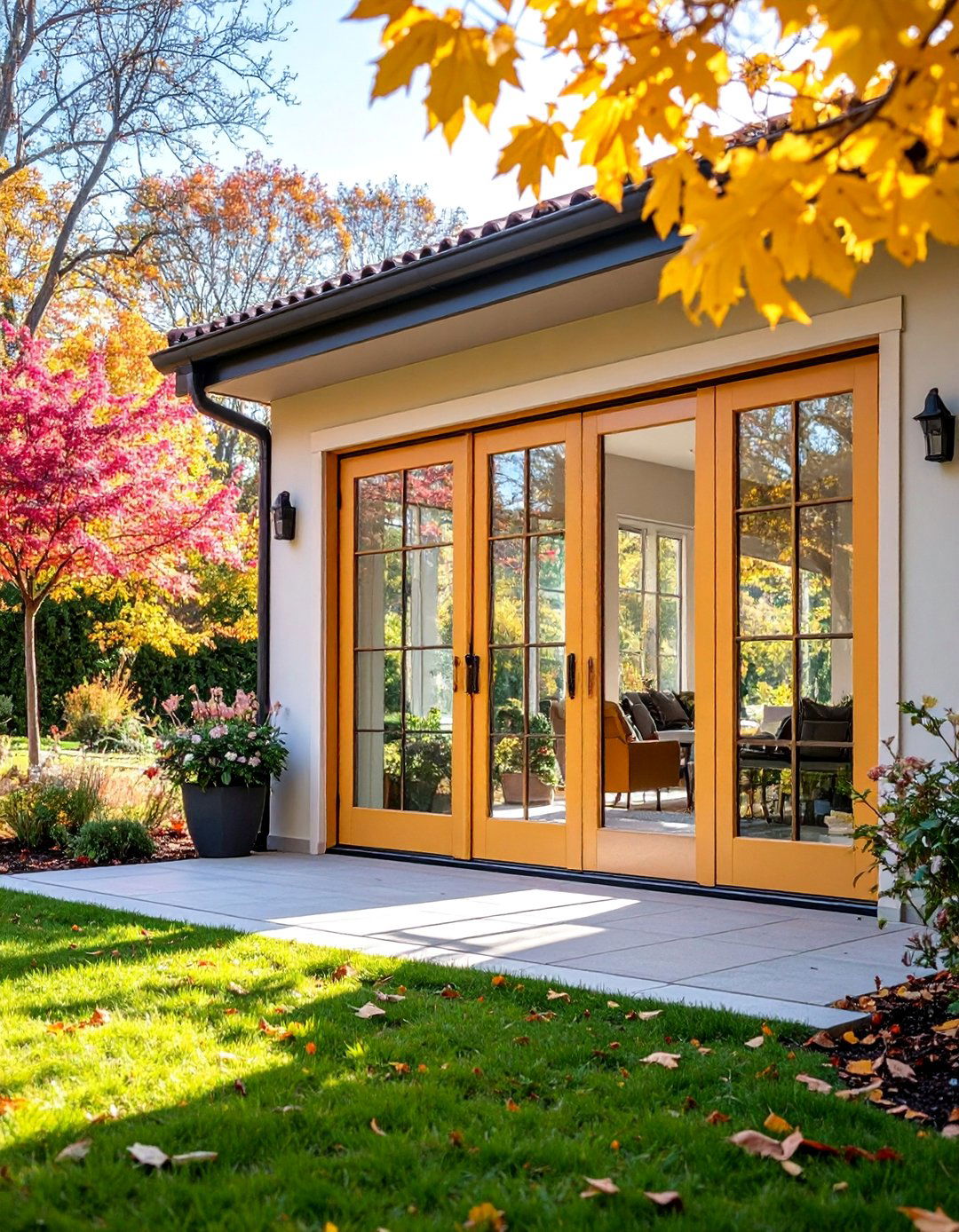 Outswing Patio Doors for Space Saving Interior Design - 25 Patio Door Ideas