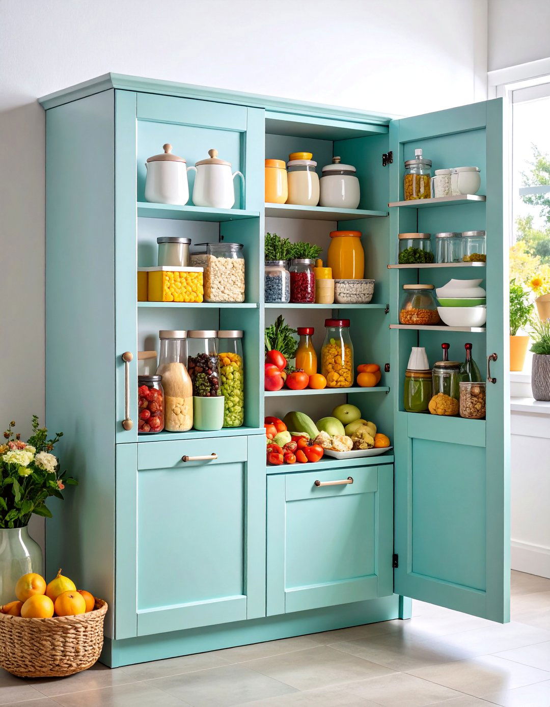 Over the Door Cabinet Organizer for Lid Storage - 25 Tupperware Organization Ideas