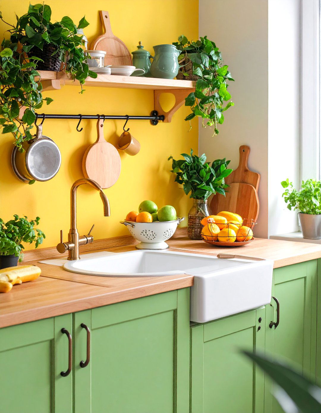 Over the Sink Cutting Board and Colander Station - 25 Small Kitchen Storage Ideas