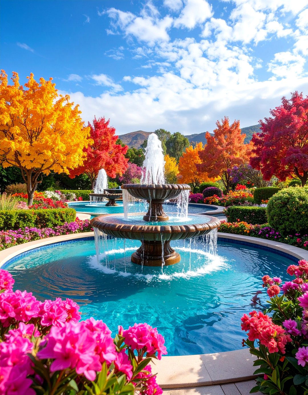 Overflow Fountain Reflecting Pool - 25 Small Garden Reflecting Pool Ideas