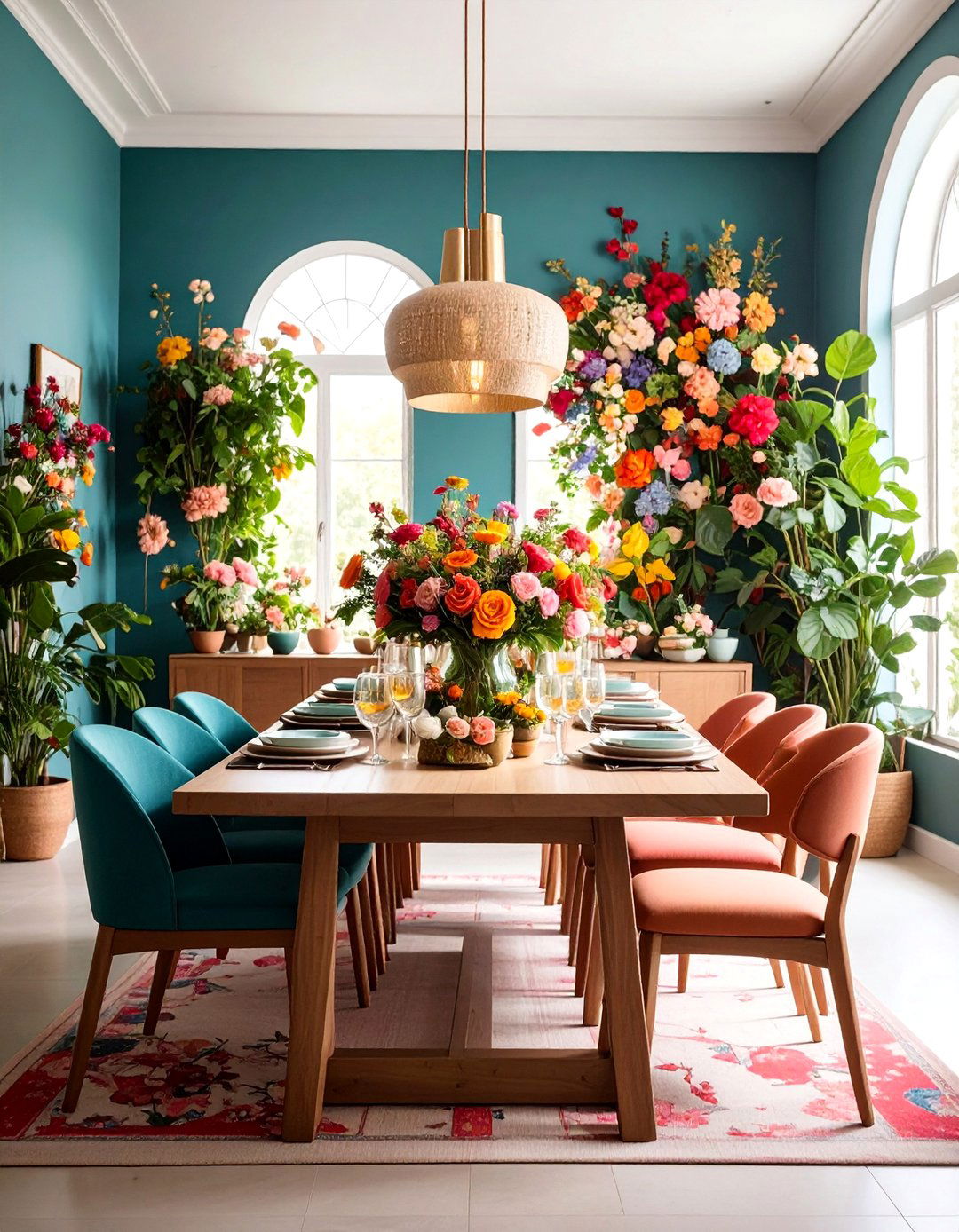 Oversized Floral Statement - 25 Wallpaper Ideas