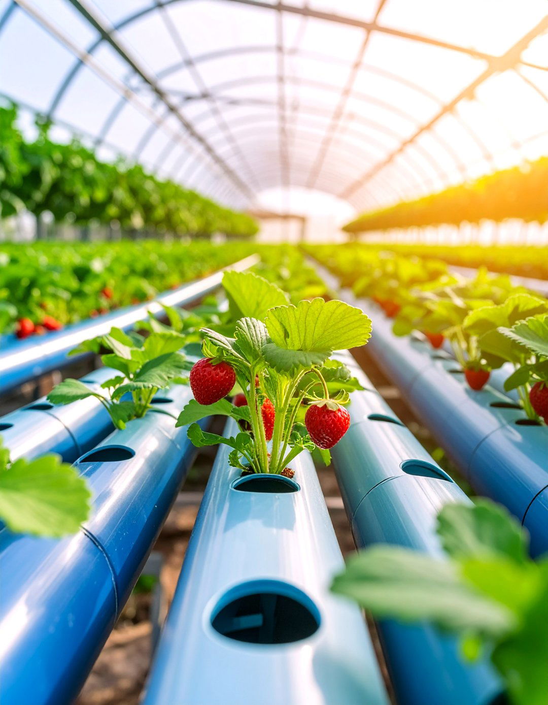 PVC Pipe Vertical Garden with Hydroponic Channels - 25 Vertical Garden Ideas