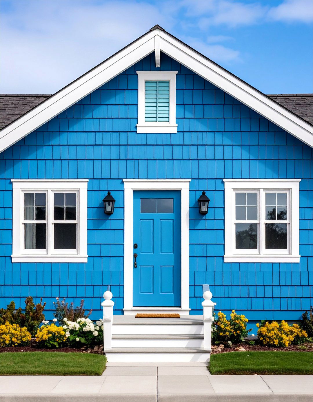 Pacific Blue Vibrant Statement - 25 House Siding Colors
