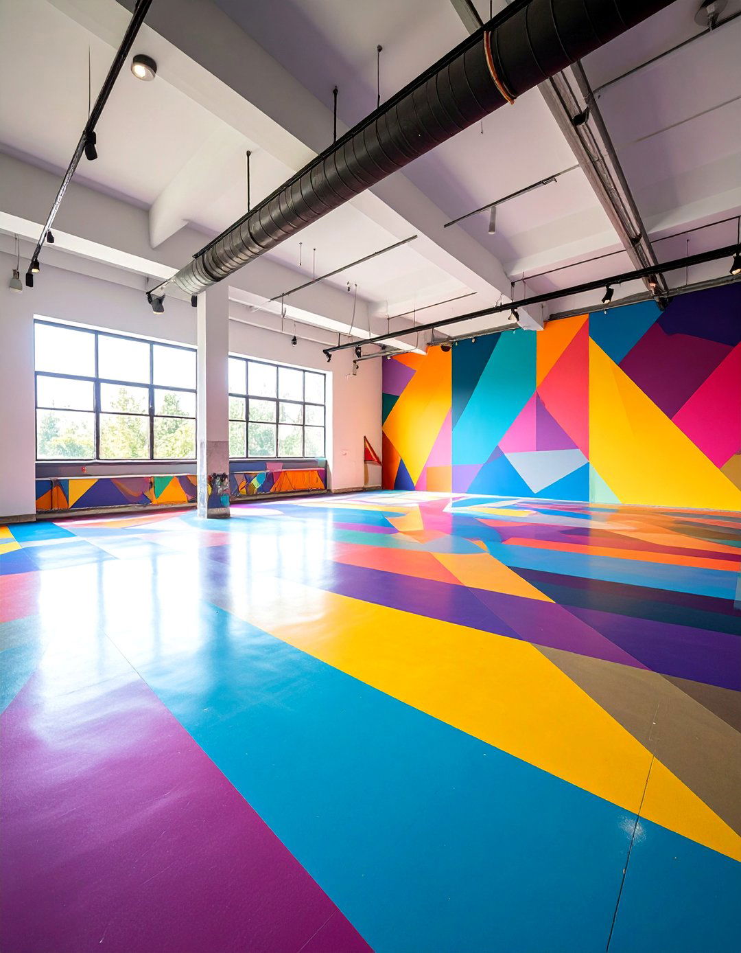 Painted Concrete Man Cave Flooring - 25 Man Cave Flooring Ideas