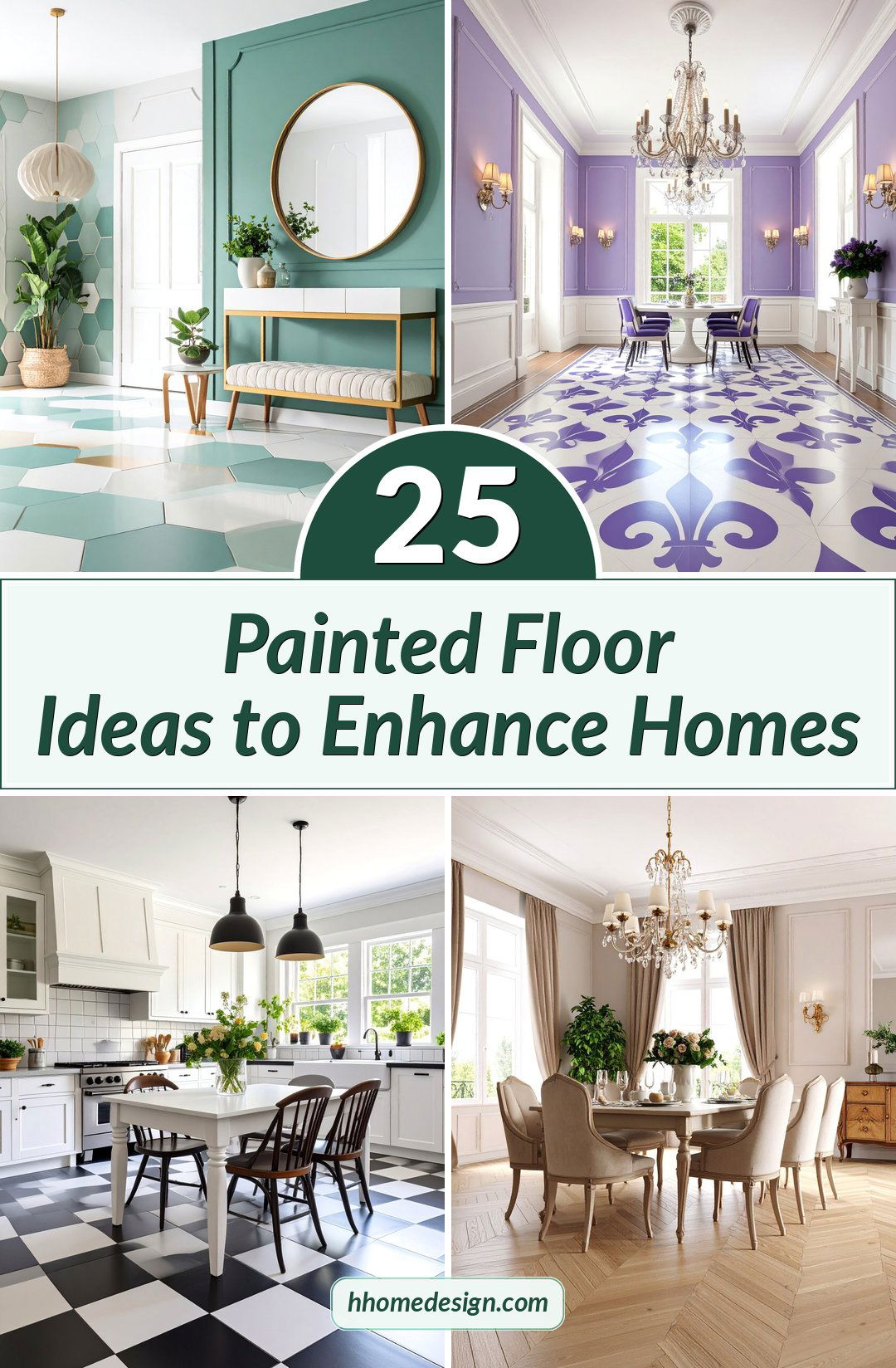 25 Painted Floor Ideas to Enhance Homes