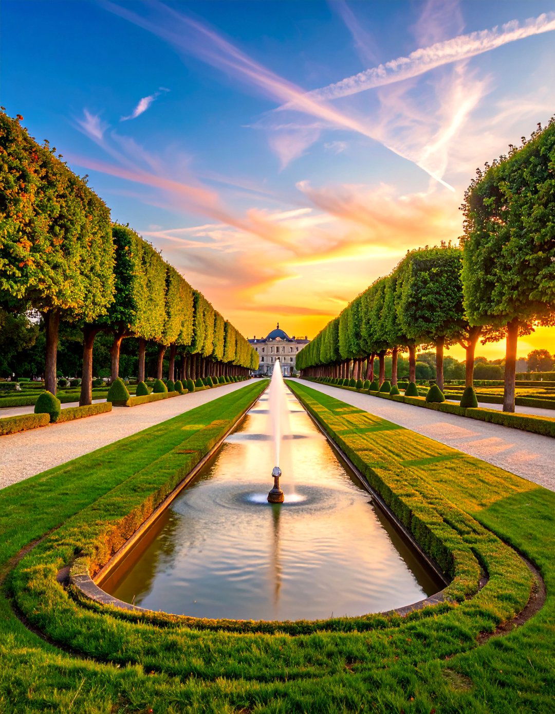 Palace Garden with Grand Allees - 25 Formal Garden Ideas