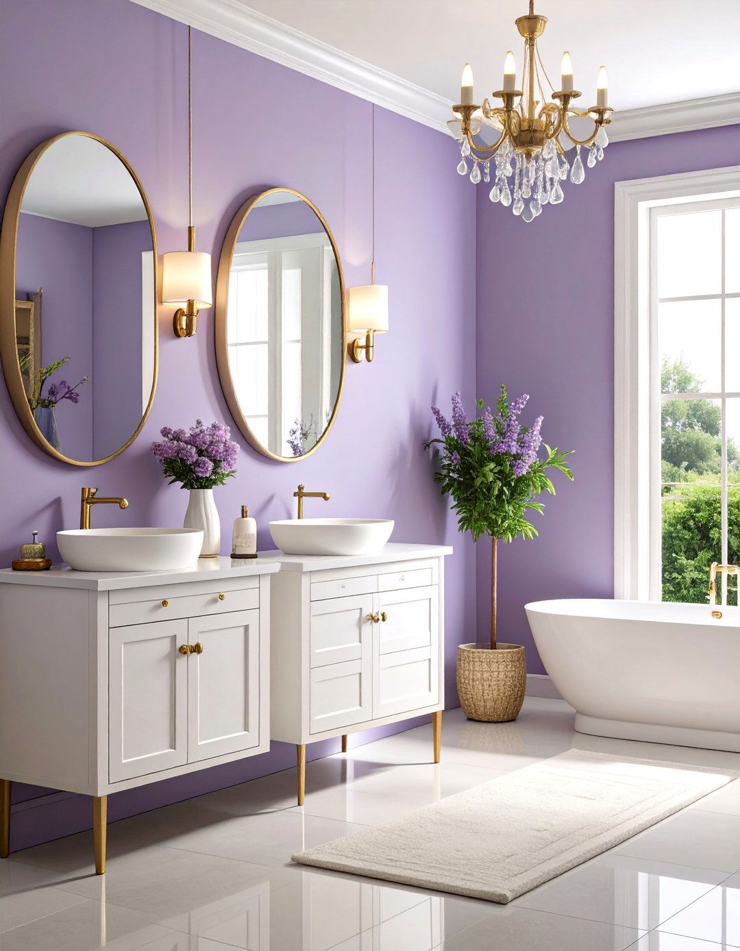 Pale Lavender Powder Room Luxury - 25 Calming Paint Colors