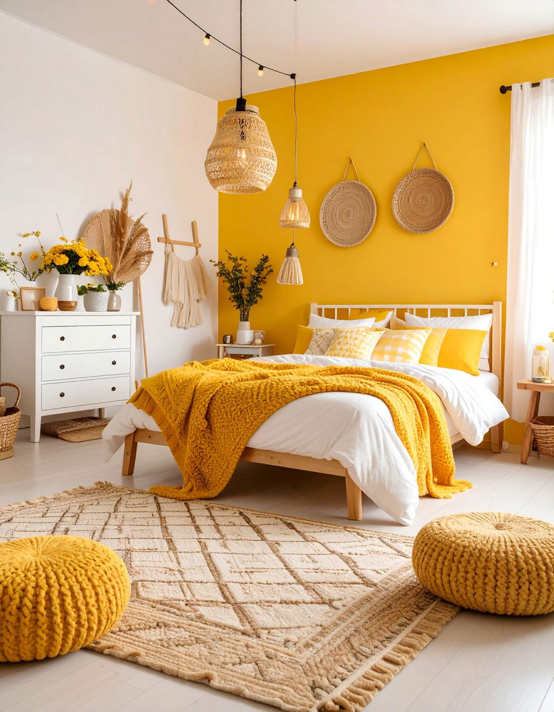 Pale Yellow Sunshine Cottage - 25 Pastel Bedroom Ideas