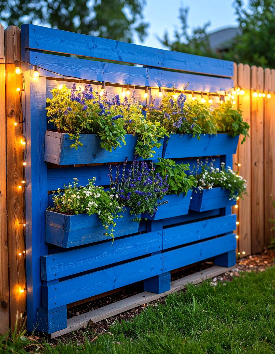 Pallet Vertical Garden Wall - 25 Budget Small Garden Ideas