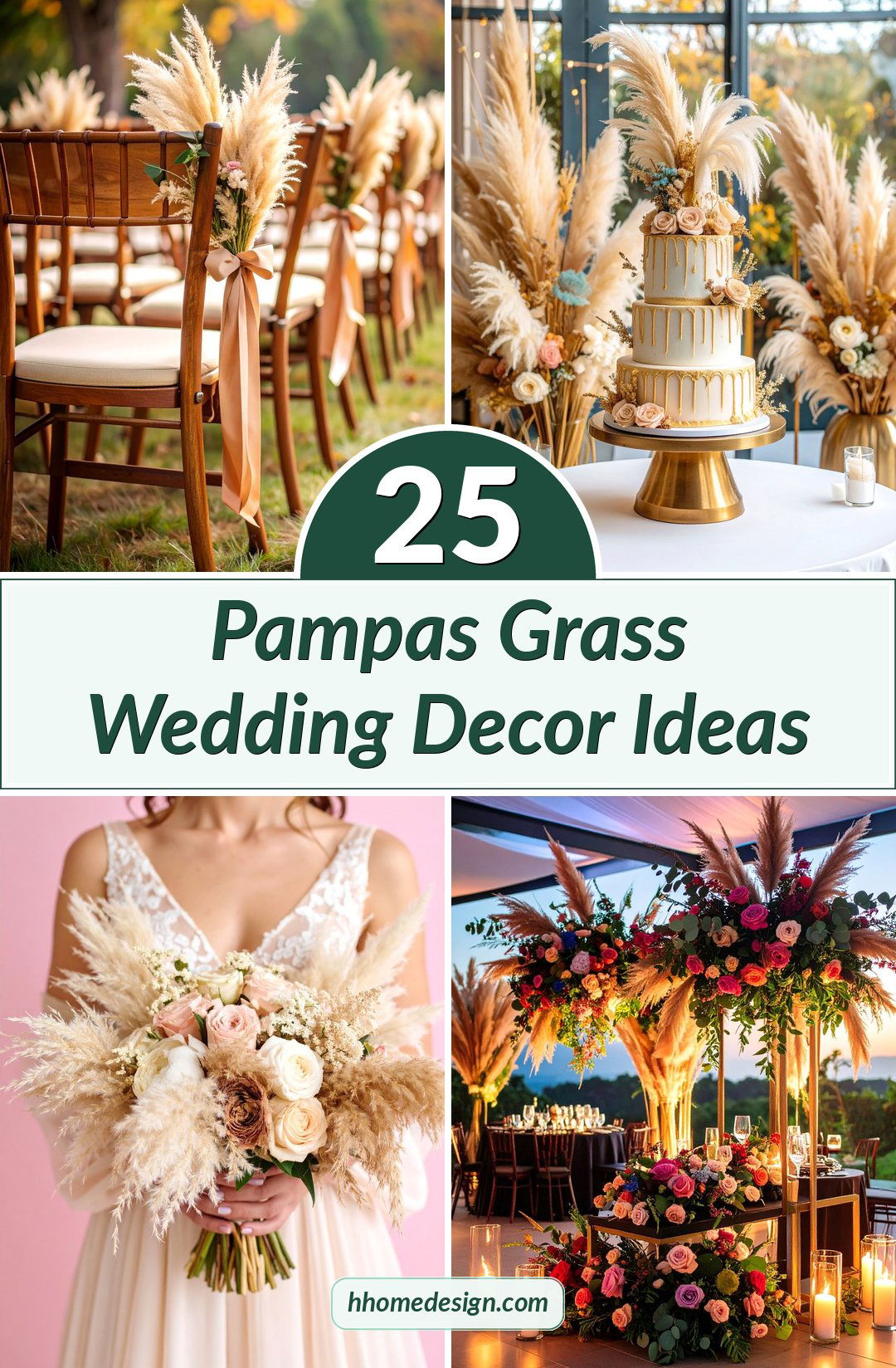 25 Pampas Grass Wedding Decor Ideas