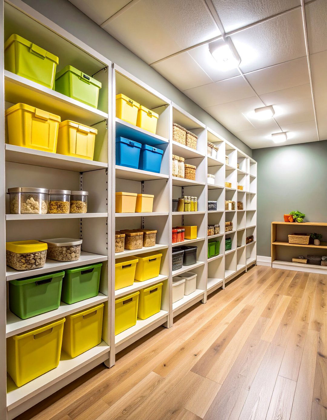 Pantry Extension Storage - 25 Basement Storage Ideas