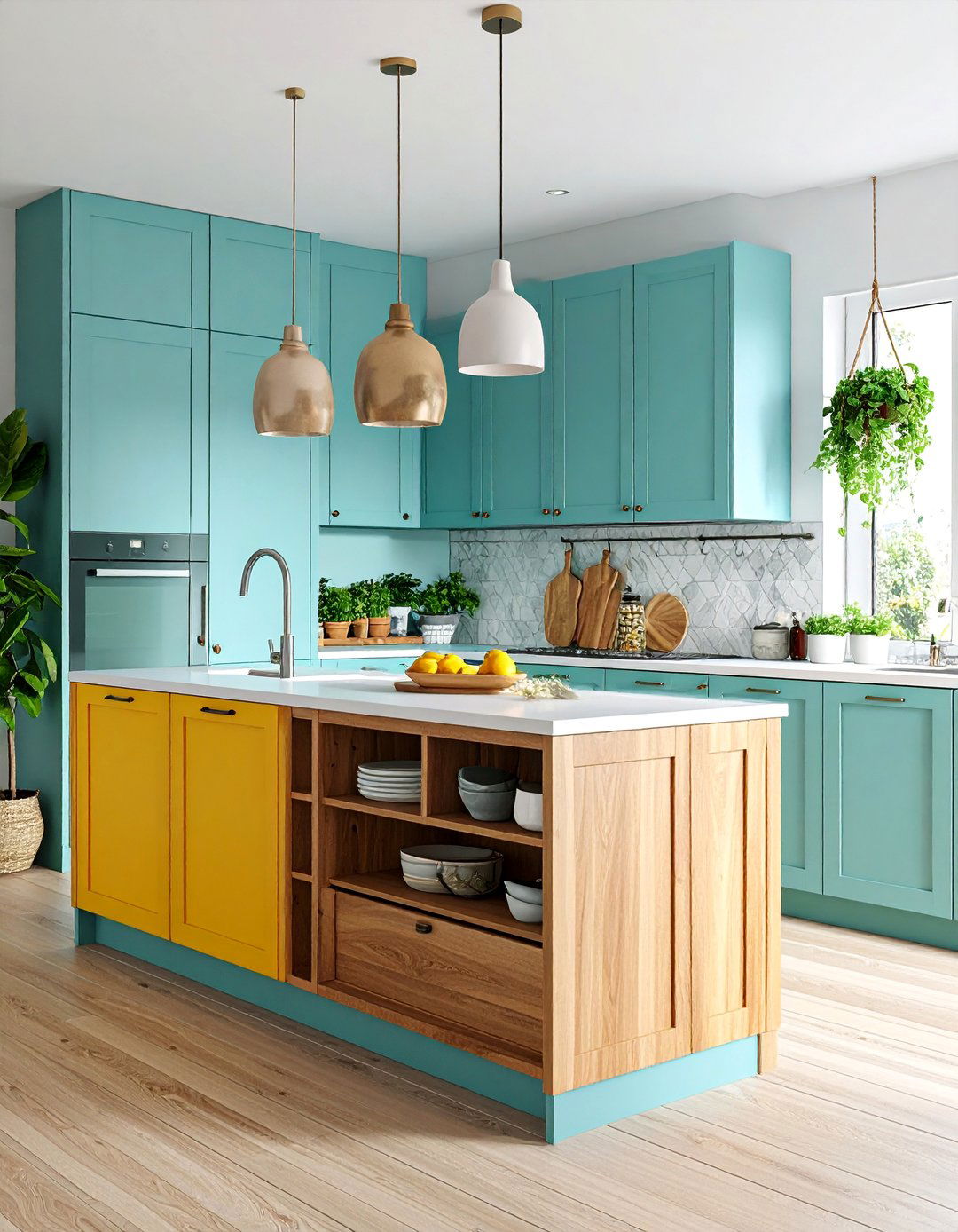 Pantry Island with Central Storage Hub - 25 Larder Cupboard and Pantry Ideas for Your Kitchen