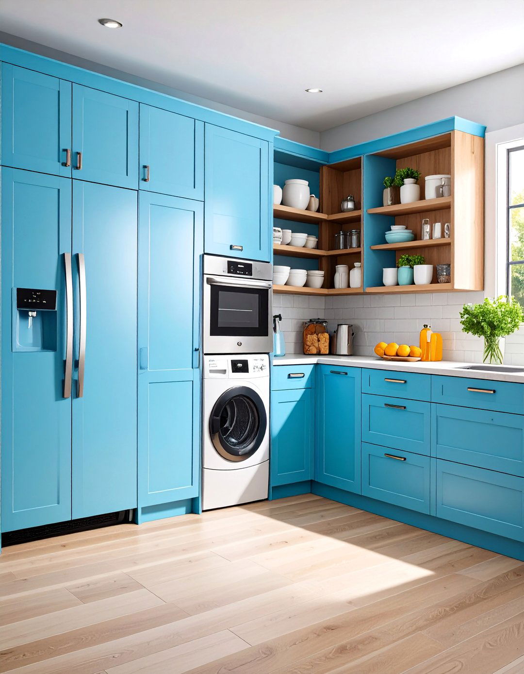 Pantry with Hidden Appliance Garage - 25 Walk in Pantry Ideas