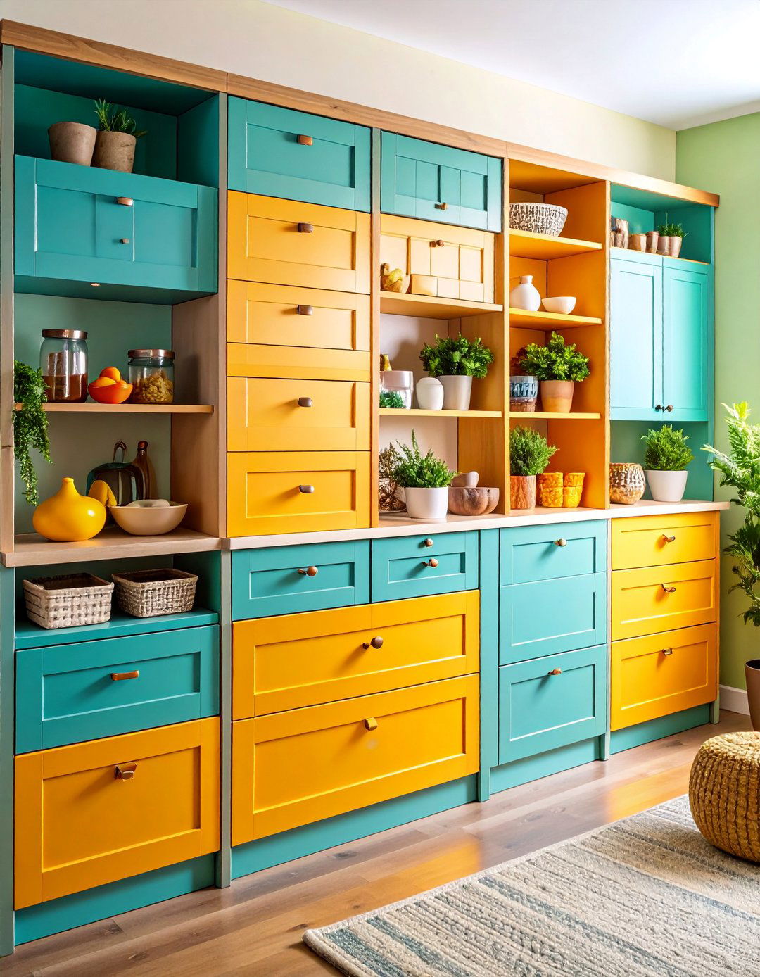 Pantry with Pull Out Drawers and Organizers - 25 Walk in Pantry Ideas