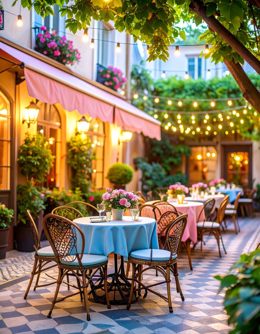 Parisian Cafe Garden Party - 25 Glamorous Wedding Ideas