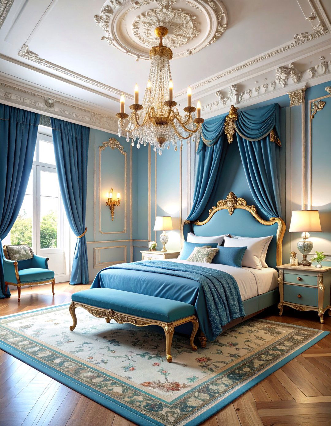 Parisian Chic Hotel Room with French Elegance - 25 Hotel Room Design Ideas