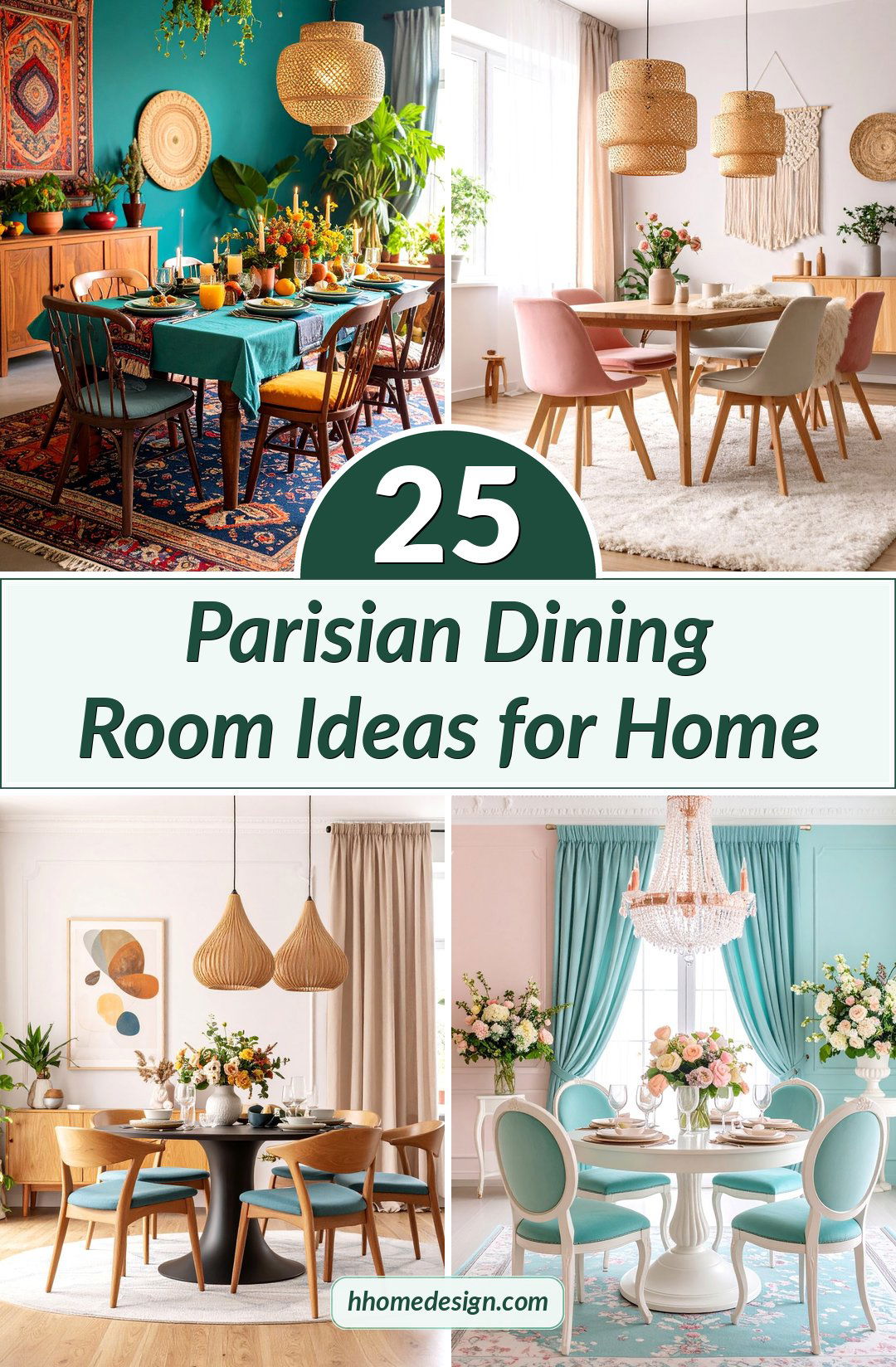 25 Parisian Dining Room Ideas for Home