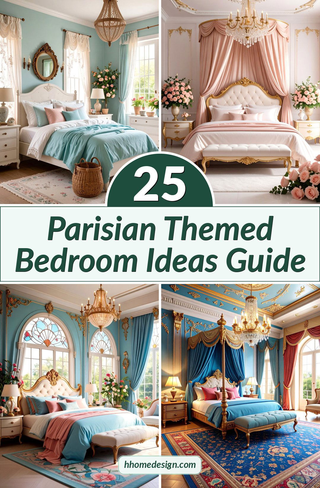 25 Parisian Themed Bedroom Ideas Guide
