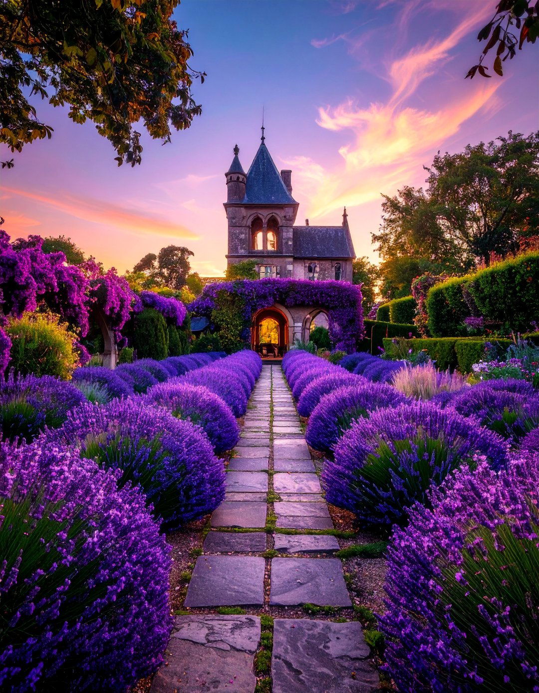 Parterre Garden with Color Themed Planting Schemes - 25 Parterre Garden Ideas