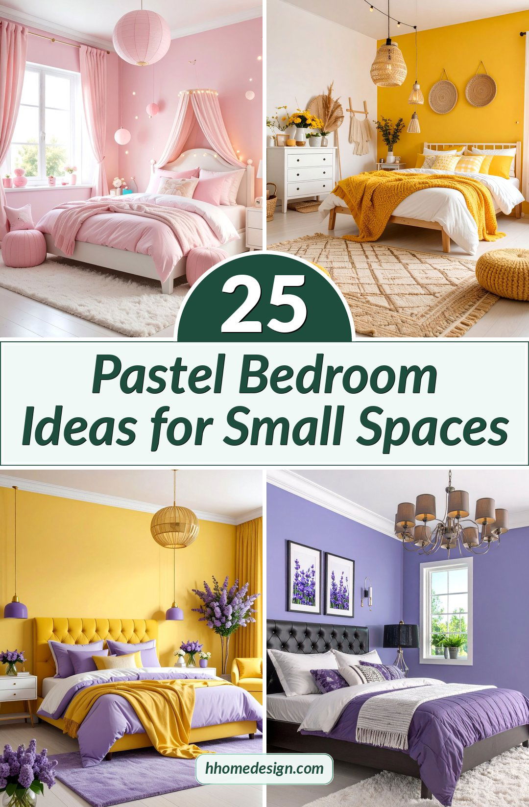 25 Pastel Bedroom Ideas for Small Spaces