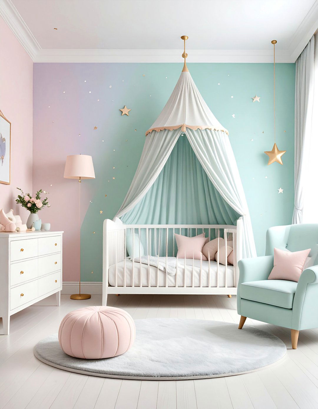 Pastel Galaxy Princess Theme - 25 Space-themed Nursery Ideas