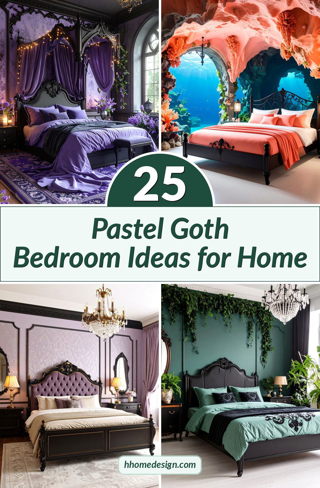25 Pastel Goth Bedroom Ideas for Home