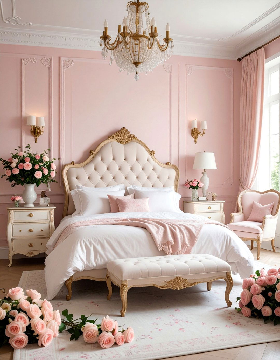 Pastel Pink Parisian Chic - 25 Blair Waldorf Bedroom