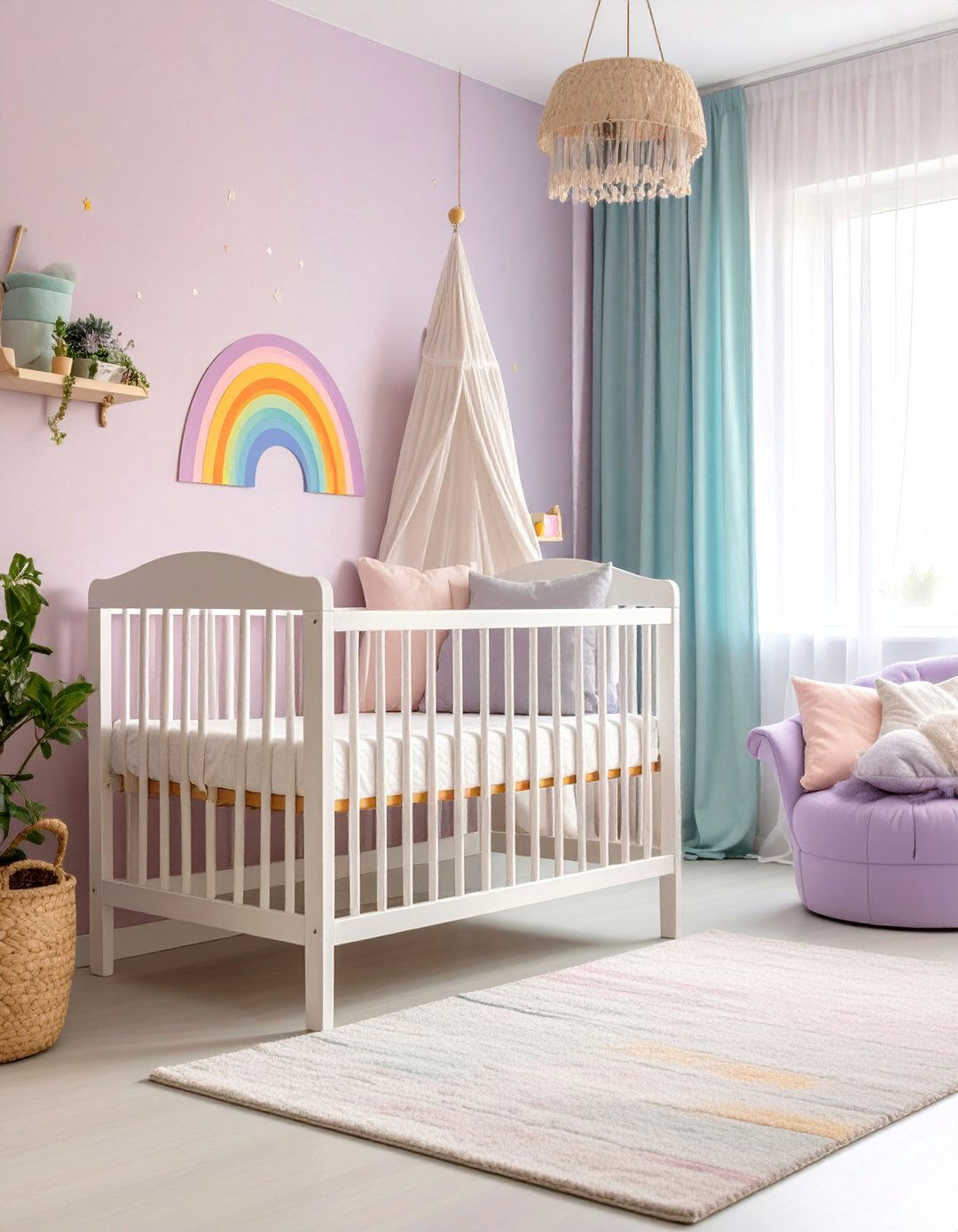 Pastel Rainbow Princess Paradise - 25 Princess Nursery Ideas