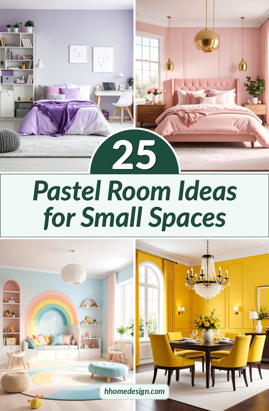 25 Pastel Room Ideas for Small Spaces