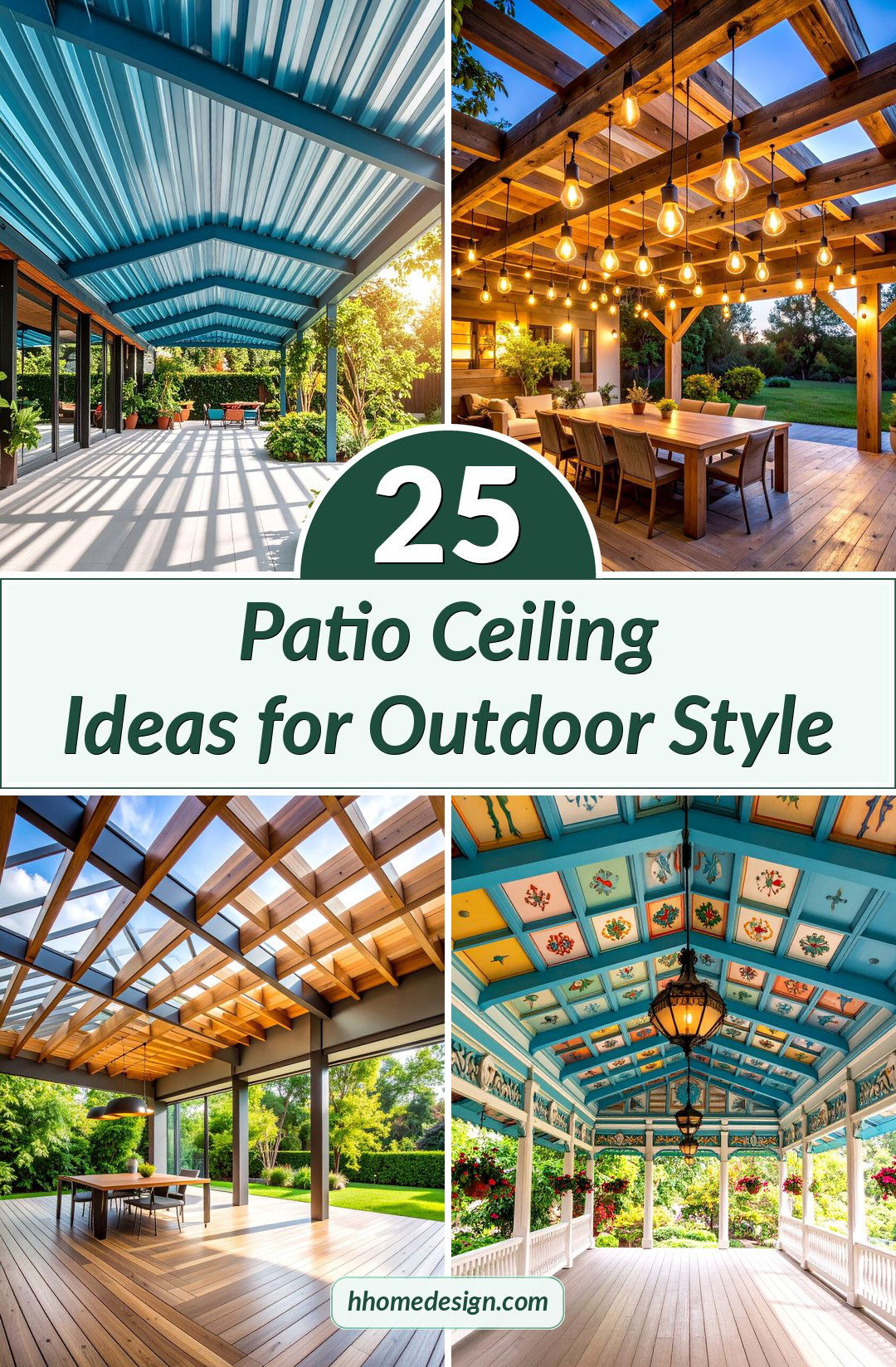 25 Patio Ceiling Ideas for Outdoor Style