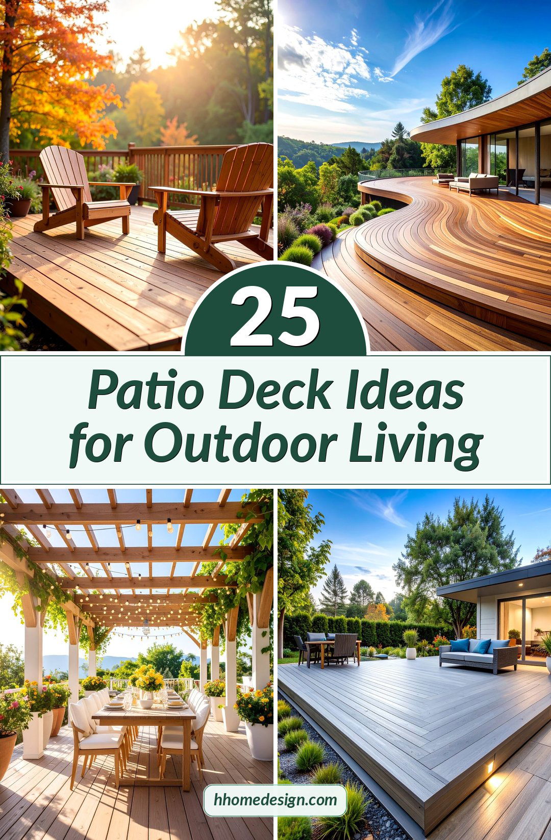 25 Patio Deck Ideas for Outdoor Living