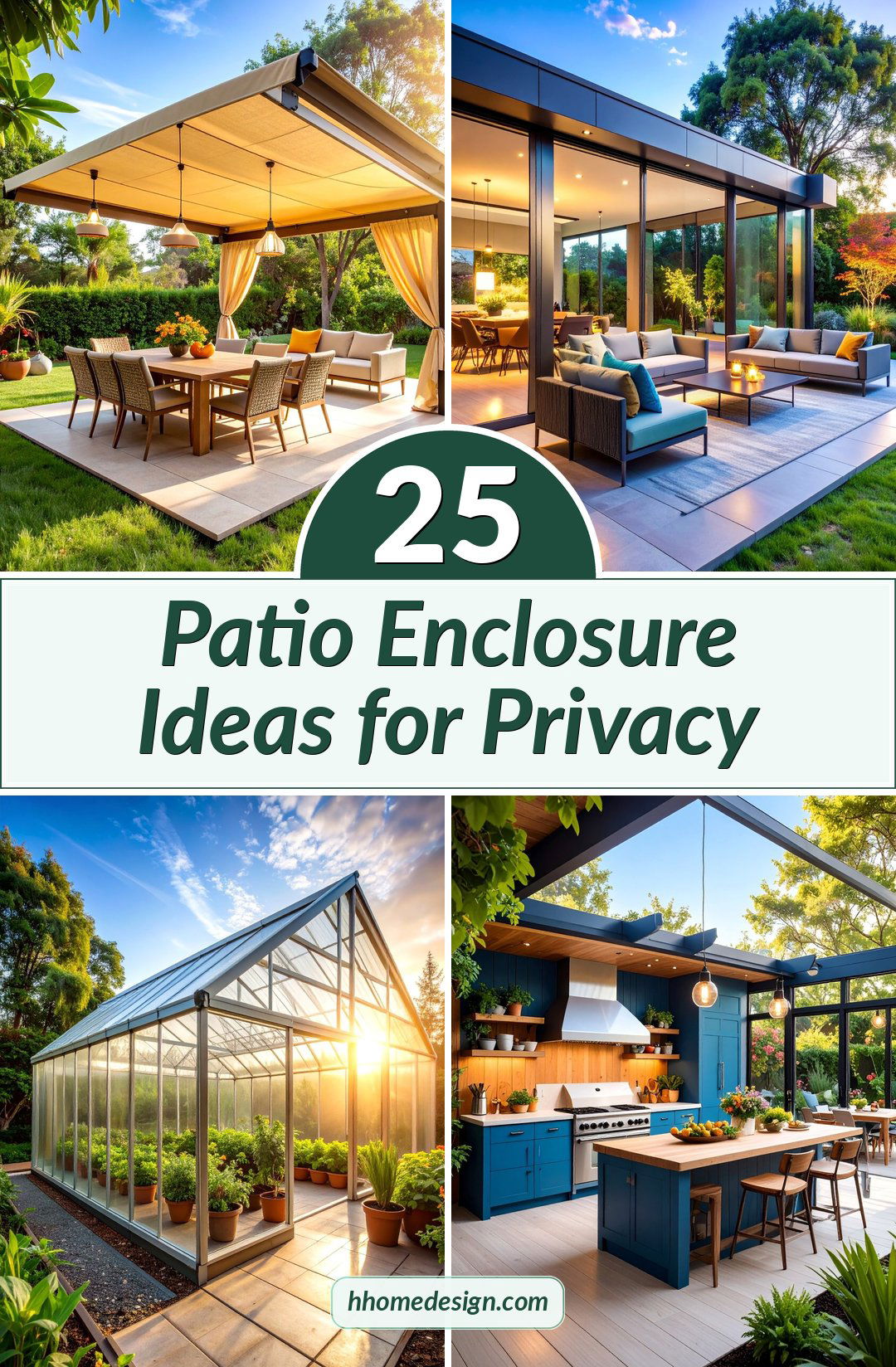 25 Patio Enclosure Ideas for Privacy