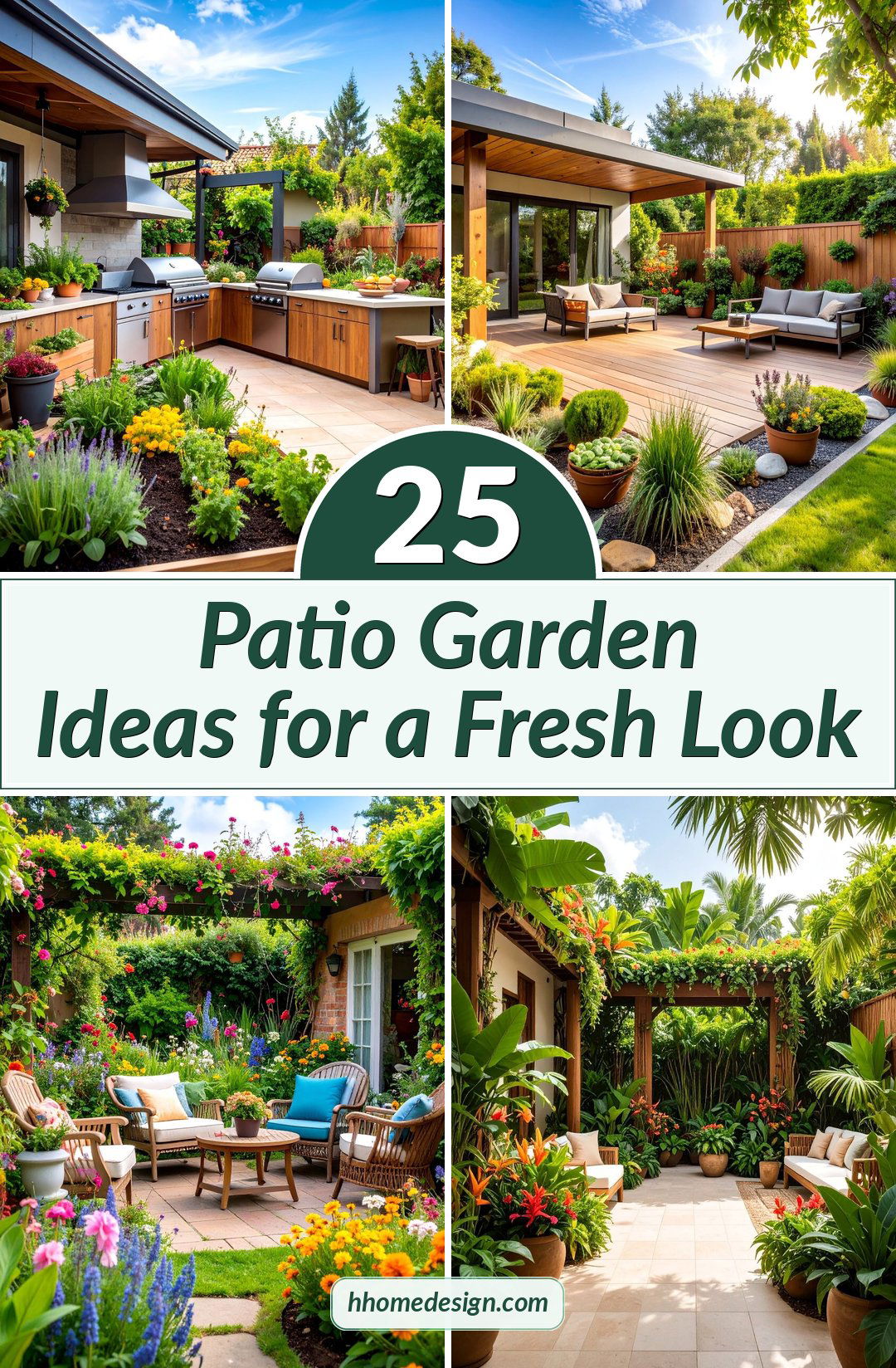 25 Patio Garden Ideas for a Fresh Look