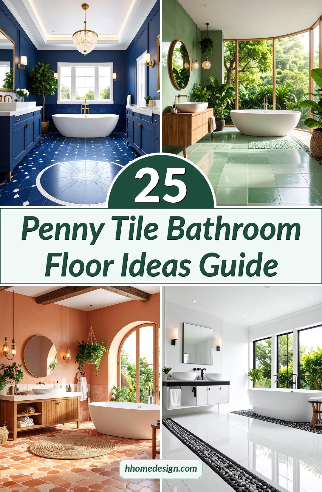 25 Penny Tile Bathroom Floor Ideas Guide