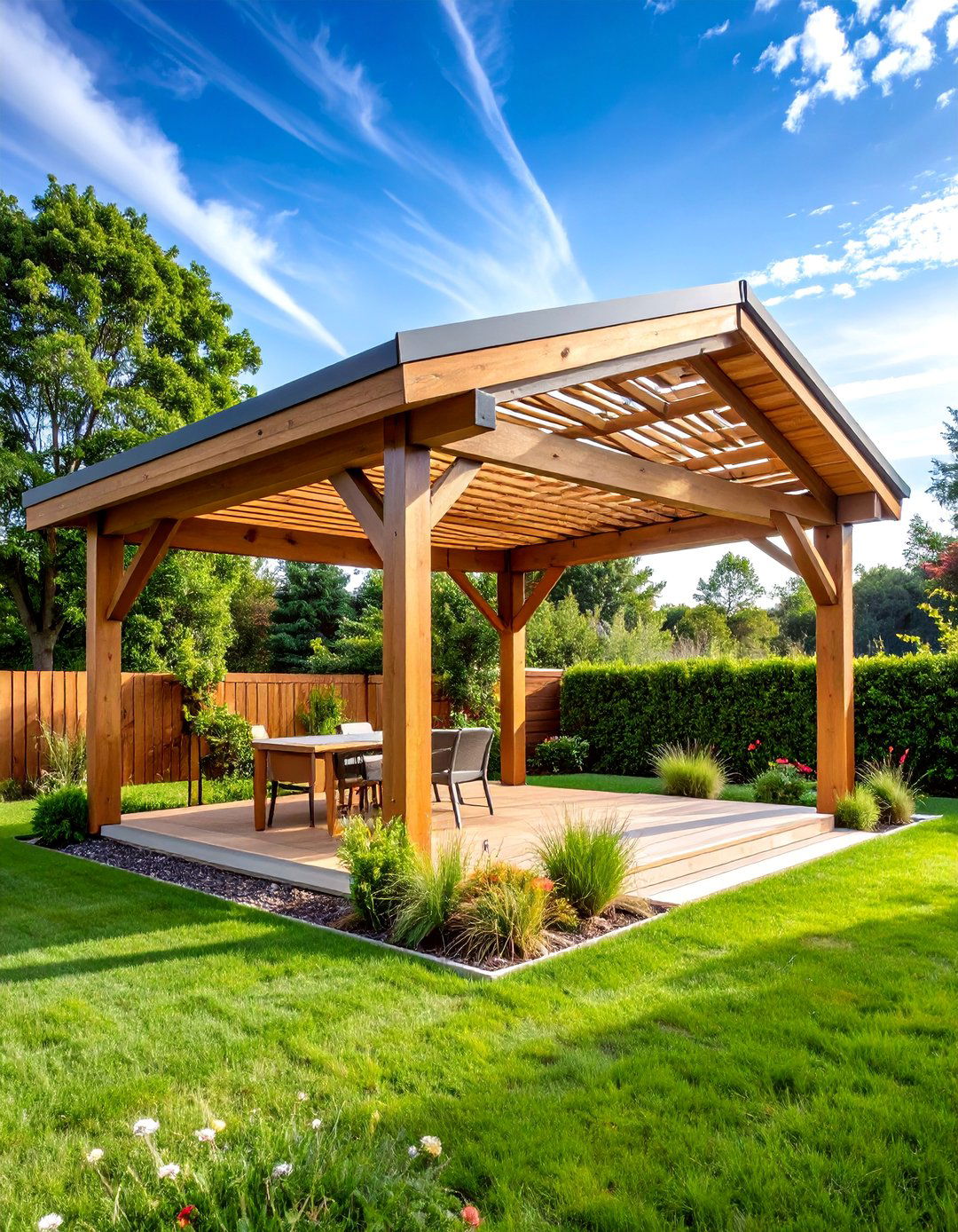 Pergola Style Open Wood Shed - 25 wood shed ideas
